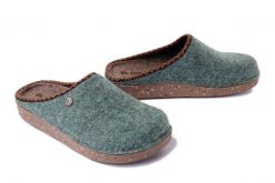 INBLU ED-18 068 zielony, kapcie damskie. Zielone kapcie damskie Inblu, bez wzorów, z tkaniny. Za 104.90 zł.
