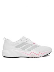 Adidas Buty na siłownię Rapidmove Go Trainer JQ3956 Biały. Białe obuwie sportowe damskie Adidas, bez wzorów, z materiału, na fitness i siłownię. Za 299.99 zł.