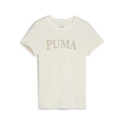 Koszulka Sportowa Dziewczęca Puma Squad. Białe t-shirty i topy dla dziewczynek Puma, bez wzorów, bez ramiączek. Za 77.99 zł.