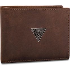 Duży Portfel Męski GUESS - SM2500 LEA20 BRO. Brązowe portfele męskie Guess, ze skóry. Za 259.00 zł.