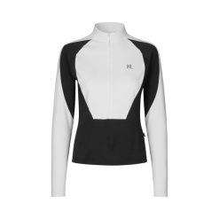 Kurtka do jazdy konnej z długim rękawem dla kobiet Kingsland Vitty. Białe kurtki damskie KINGSLAND, bez wzorów, bez kaptura. Za 409.00 zł.