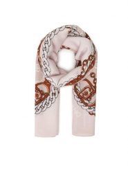 Liu Jo Chusta Ecs Foulard Logo Me 2F5073 T0300 Różowy. Czerwone rękawiczki damskie Liu Jo, bez wzorów, z materiału. Za 219.99 zł.