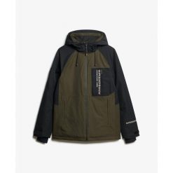 Kurtka narciarska Superdry Freestyle Core. Zielone bluzki z długim rękawem męskie Superdry., m, bez wzorów, bez kaptura, narciarskie. W wyprzedaży za 1,113.50 zł.