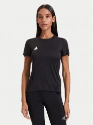 Adidas Koszulka techniczna Adizero Essentials Running IN1172 Czarny Slim Fit. Czarne koszulki sportowe damskie Adidas, m, bez wzorów, z syntetyku, bez kołnierzyka, bez ramiączek, do biegania. Za 129.99 zł.