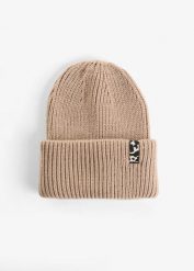 Czapka. Brązowe czapki i kapelusze damskie bonprix, na jesień, bez wzorów. Za 59.99 zł.