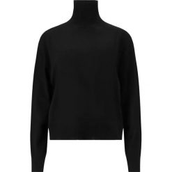 Damski sweter z golfem Athlecia Dava. Czarne swetry damskie Athlecia, bez wzorów, z elastanu, eleganckie, bez kołnierzyka, bez ramiączek, długie, bez kaptura. Za 194.00 zł.
