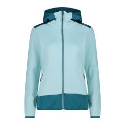 Bluza damska turystyczna CMP 34E2306. Niebieskie bluzy damskie CMP, m, bez wzorów, bez kaptura. Za 425.00 zł.