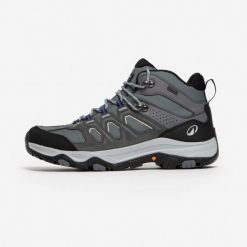 Buty turystyczne męskie Quechua MH500 wodoodporne. Szare trekkingi męskie QUECHUA, przed kolano, outdoorowe. Za 339.99 zł.