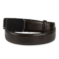 Skórzany pasek męski ELITE ciemnobrązowy brazowy 115-cm. Brązowe paski damskie bez wzorów. Za 61.50 zł.