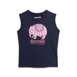 Damski wąski tank top Superdry Komodo Hathi. Niebieskie bielizna termoaktywna damska Superdry., bez wzorów, bez ramiączek. Za 150.70 zł.