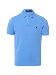 Polo Ralph Lauren koszulka polo - Custom Slim Fit Mężczyźni Bawełna niebieski, XXL. Niebieskie koszulki polo męskie Polo Ralph Lauren, na lato, m, bez wzorów, z bawełny, eleganckie, bez ramiączek. Za 429.95 zł.