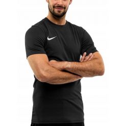 Koszulka Mężczyzna Nike Park VII T-shirt Bluzka Sportowa Treningowa roz. L. Czarne koszulki sportowe męskie Nike, l, bez wzorów, z materiału, sportowe, bez kołnierzyka. Za 70.99 zł.