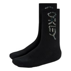Skarpetki unisex Oakley B1B Socks 2.0 3 Pary. Czarne skarpety męskie Oakley, bez wzorów, z bawełny. Za 103.20 zł.