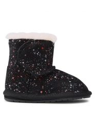 EMU Australia Śniegowce Toddle Galaxy B12660 Czarny. Czarne buty zimowe dziewczęce Emu Australia, ze skóry, bez zapięcia. Za 269.99 zł.
