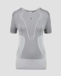 Koszulka damska X-Bionic Xceed Run Perform Shirt White X Black W303. Szare koszulki sportowe damskie X Bionic, l, bez wzorów, z materiału, bez kołnierzyka, bez ramiączek, do biegania. Za 419.99 zł.