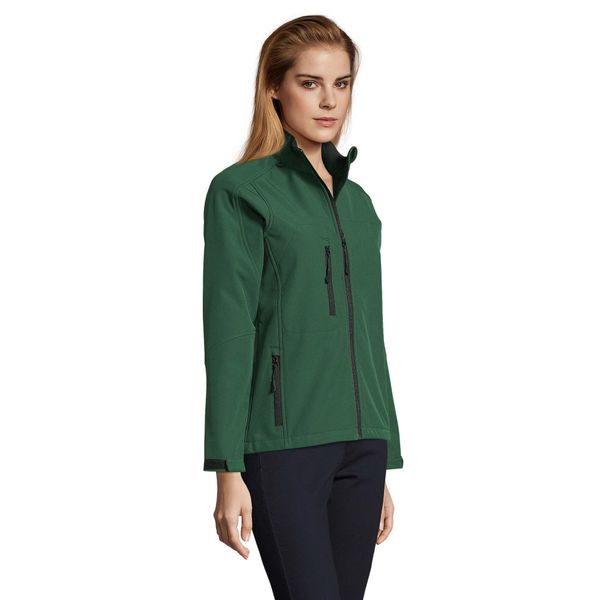 Kurtka Damska Roxy Soft Shell. Niebieskie kurtki damskie SOL'S, m, bez wzorów, z elastanu, bez kaptura. Za 212.99 zł.