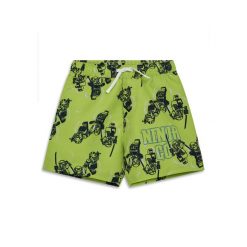 Spodenki Kąpielowe Chłopięce LEGO Ninjago Aiko309 Limonkowe. Zielone kąpielówki dla chłopców LEGO, bez wzorów, sportowe. Za 129.99 zł.
