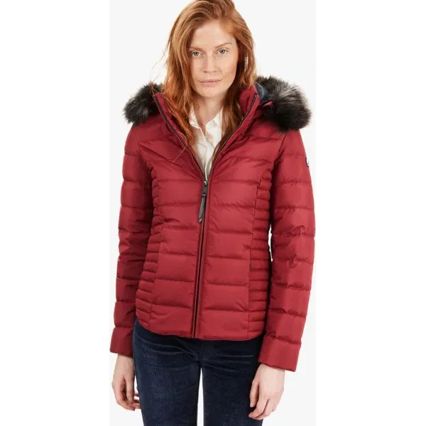Timberland Kurtka Quilted Hooded Jacket Mid , bordowy, rozmiar M. Czerwone kurtki damskie Timberland, m, z aplikacjami, z puchu, bez kaptura. W wyprzedaży za 699.99 zł.