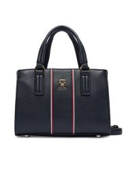 Tommy Hilfiger Torebka Th Daily Mini Tote Corp AW0AW18642 Granatowy. Niebieskie torebki do ręki damskie Tommy Hilfiger, bez wzorów, ze skóry, bez dodatków. Za 649.99 zł.