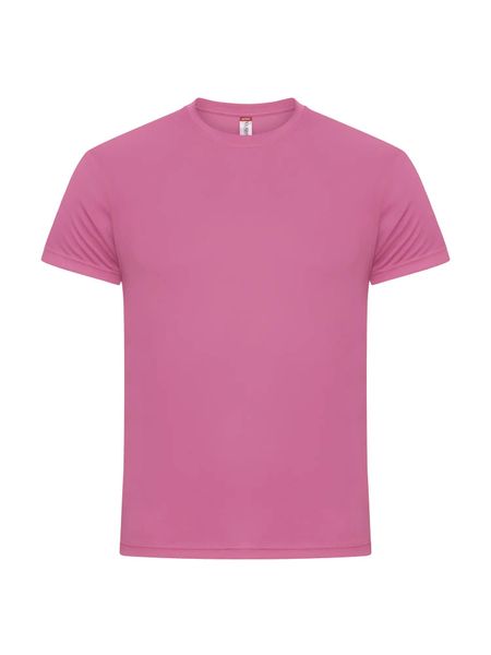 Clique Basic Active-T Koszulka 100% poliester – Active Pink. Czerwone koszulki sportowe męskie CLIQUE, m, bez wzorów, z poliesteru, bez kołnierzyka, bez ramiączek. Za 87.09 zł.
