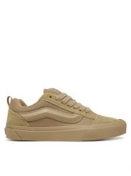 Vans Sneakersy Knu Skool VN000D2TJM91 Beżowy. Brązowe buty sportowe chłopięce Vans, bez wzorów, ze skóry, bez zapięcia. Za 319.99 zł.
