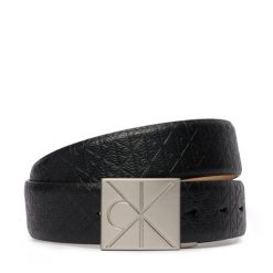 Pasek Calvin Klein. Czarne paski damskie Calvin Klein, bez wzorów. Za 289.99 zł.
