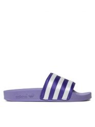 Adidas Klapki adilette W GX8637 Fioletowy. Fioletowe klapki damskie Adidas, bez wzorów, z materiału, bez obcasa. Za 229.99 zł.