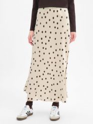 Msch Copenhagen Spódnica - MSCHClarette Irda Kobiety wiskoza beżowy, S. Brązowe spódnice damskie MSCH Copenhagen, s, bez wzorów, z satyny, eleganckie. Za 229.95 zł.