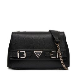Torebka Guess. Czarne torebki do ręki damskie Guess, z aplikacjami, klasyczne, bez dodatków. Za 519.99 zł.