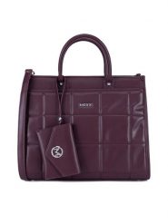 MEXX Torebka MEXX-B-021-06 Bordowy. Czerwone torebki do ręki damskie Mexx, bez wzorów, z materiału, bez dodatków. Za 229.99 zł.