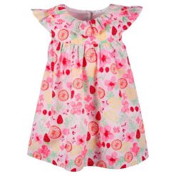 Happy Girls Sukienka Dziewczęca 74 Wielokolorowa. Różowe sukienki dla dziewczynek Happy Girls, na lato, z aplikacjami, bez ramiączek. Za 125.00 zł.