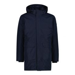 Kurtka ocieplana męska CMP 35K3737 Parka Zip Hood. Niebieskie parki męskie CMP, m, bez wzorów, bez kaptura. Za 669.99 zł.