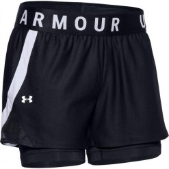 Spodnie do biegania damskie Under Armour Play UP 2IN1. Białe spodnie materiałowe damskie Under Armour, m, bez wzorów, sportowe, do biegania. Za 219.99 zł.