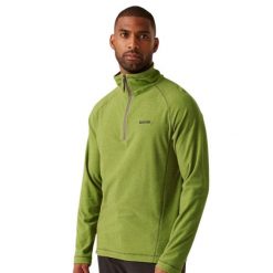 Bluza turystyczna męska Regatta Montes. Zielone bluzy męskie Regatta, m, bez wzorów, z polaru, bez kaptura. Za 86.24 zł.