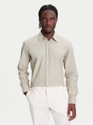 BOSS Koszula Relegant 50518304 Zielony Regular Fit. Zielone koszule męskie Boss, m, bez wzorów, z bawełny, bez kołnierzyka, bez ramiączek. Za 249.99 zł.