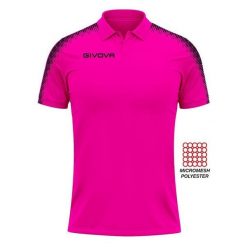 Polo Givova Club Fuchsia 2XL - Styl i Komfort dla Mężczyzn. Czerwone koszulki polo męskie Givova, m, bez wzorów, bez kołnierzyka, bez ramiączek. Za 184.99 zł.