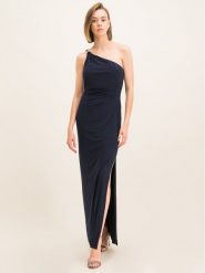 Lauren Ralph Lauren Sukienka wieczorowa 253751483 Granatowy Slim Fit. Niebieskie sukienki damskie Lauren Ralph Lauren, bez wzorów, z syntetyku, wizytowe, bez kołnierzyka, bez ramiączek. Za 679.99 zł.