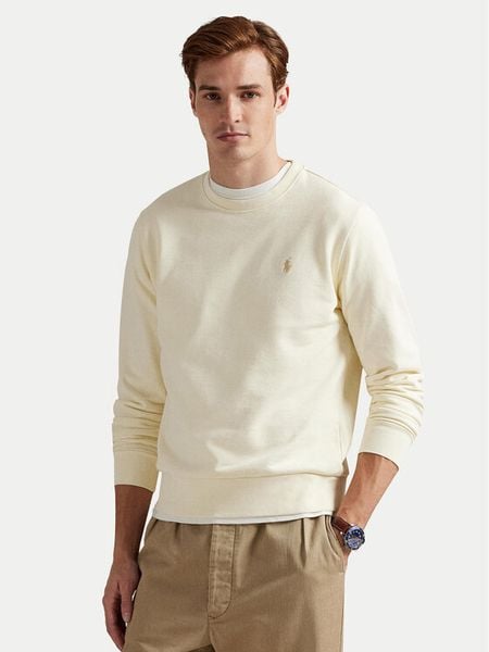 Polo Ralph Lauren Bluza 710916689003 Écru Regular Fit. Białe bluzy męskie Polo Ralph Lauren, m, bez wzorów, z bawełny, bez kaptura. Za 582.99 zł.