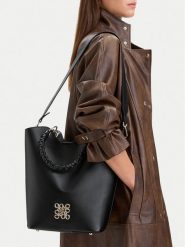 Nine West Torebka EO-HIDDEN CHARM-LDA9444 Czarny. Czarne torebki do ręki damskie Nine West, bez wzorów, ze skóry, bez dodatków. Za 299.99 zł.