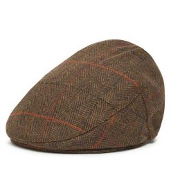 Kaszkiet Barbour. Zielone czapki i kapelusze męskie Barbour, bez wzorów. Za 239.99 zł.