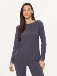 Femilet by Chantelle Koszulka piżamowa Laurel FNAEJ0 Granatowy Regular Fit. Niebieskie koszule nocne damskie Femilet by Chantelle, bez wzorów, z wiskozy, bez ramiączek. Za 129.99 zł.