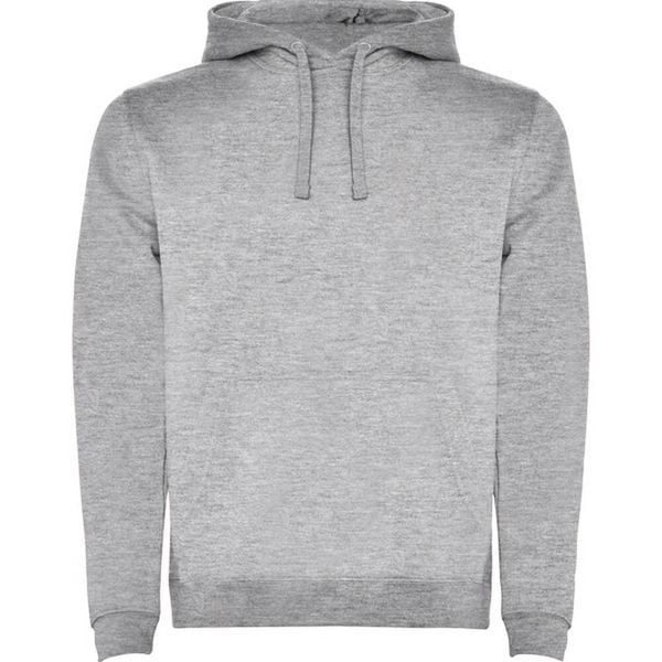Męska Bluza Urban Plain Heather Hoodie. Szare bluzy męskie ROLY, m, bez wzorów, z bawełny, z kapturem. Za 97.99 zł.