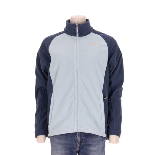 Second life - The North Face bluza polarowa damska - Stan bardzo dobry. Niebieskie bluzy damskie The North Face, l, bez wzorów, z materiału, bez kaptura. Za 190.96 zł.