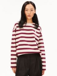 ARMEDANGELS Bluza Kobiety Bawełna (100%) biały|czerwony, M. Białe bluzy damskie ARMEDANGELS, m, bez wzorów, z bawełny, bez kaptura. Za 449.95 zł.