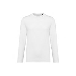 Koszulka z długim rękawem Suprima z okrągłym dekoltem Kariban Premium. Białe bluzki z długim rękawem męskie KARIBAN, m, bez wzorów, z bawełny, bez kołnierzyka. Za 161.00 zł.