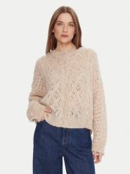 Kontatto Kardigan 3M0912C Beżowy Relaxed Fit. Brązowe kardigany damskie Kontatto, m, bez wzorów, z syntetyku. Za 429.99 zł.