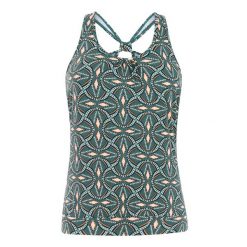 Damski top do kostiumu kąpielowego Protest Mixzest. Zielone topy damskie Protest, s, bez wzorów, z materiału, bez kołnierzyka, bez ramiączek. Za 287.00 zł.