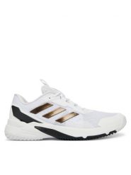 Adidas Buty halowe Crazyflight 6 KJ1556 Biały. Białe buty sportowe męskie Adidas, z materiału, bez zapięcia. Za 649.99 zł.