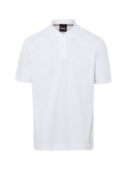 BOSS koszulka polo - Parris Mężczyźni Bawełna biały, S. Białe koszulki polo męskie Boss, m, bez wzorów, z bawełny, bez ramiączek. Za 429.95 zł.