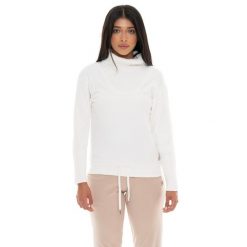 Leone 1947 Warm Touch Damen Rollkragen-Bluza zimowa ze Strickeinsätzen. Białe bluzy damskie LEONE 1947 APPAREL, na zimę, bez wzorów, z elastanu, bez kaptura. W wyprzedaży za 206.29 zł.